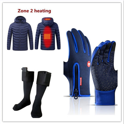 Winter Gloves Touch Screen Riding Motorcycle Sliding Waterproof Sports Gloves With Fleece - MANDOTOS