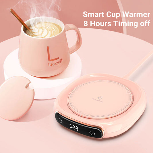 Coffee Mug Warmer Warm Coaster Smart Heating Cup Thermal Insulation Constant Temperature Coaster Heating Pad Desktop - MANDOTOS