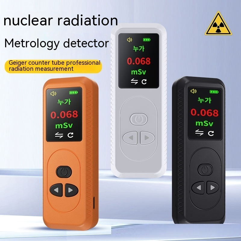 Nuclear Radiation Detector Radioactive Geiger Counter TFT Color Display Rays Tester With Sound Alarm Function - MANDOTOS