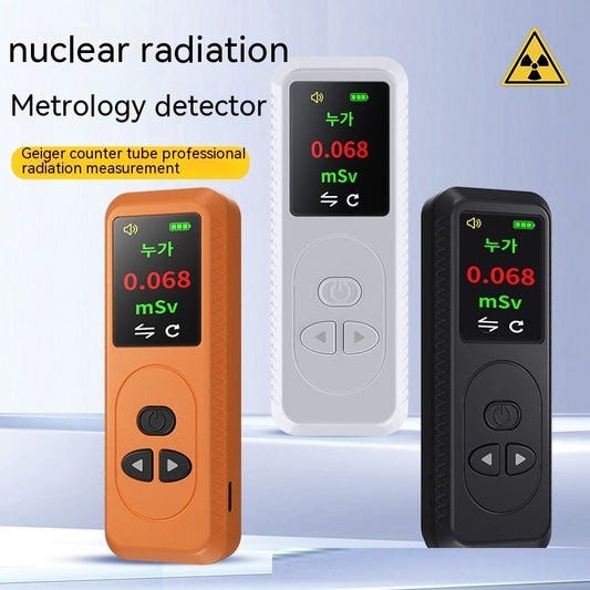Nuclear Radiation Detector Radioactive Geiger Counter TFT Color Display Rays Tester With Sound Alarm Function - MANDOTOS