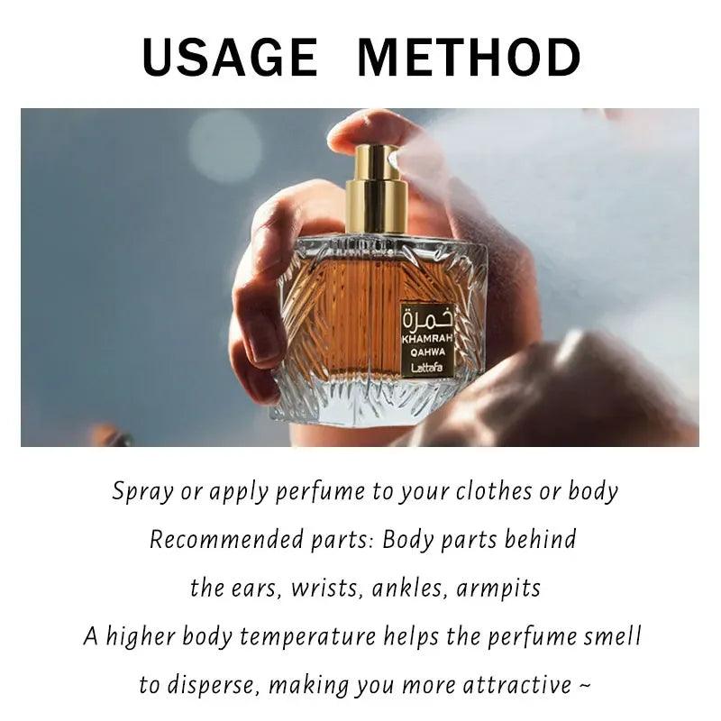 100ml Original Khamrah for Men Fragrance Lasting Fragrance High Quality Arabic Perfume Sexy T Darey Mens Cologne Wood Scent - MANDOTOS