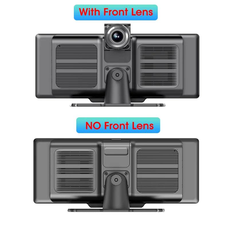 10.26'' Dash Cam 4K Car Mirror Video Player Wireless Carplay Android Auto GPS Car Monitor Multimedia Rearview Camera Dashboard - MANDOTOS