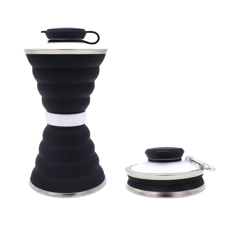 500ML Foldable Silicone Water Bottle: Ultimate Travel Companion! - MANDOTOS0