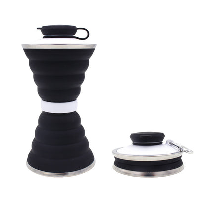 500ML Foldable Silicone Water Bottle: Ultimate Travel Companion! - MANDOTOS0