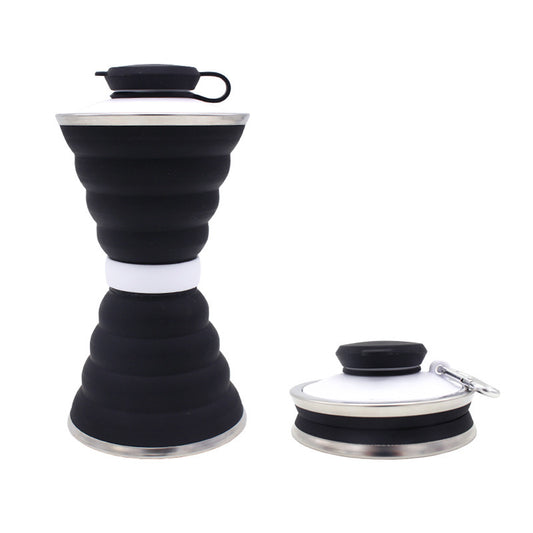 500ML Foldable Silicone Water Bottle: Ultimate Travel Companion! - MANDOTOS0