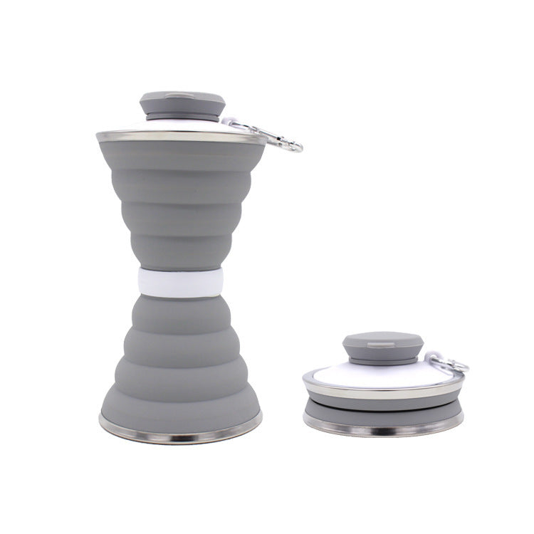 500ML Foldable Silicone Water Bottle: Ultimate Travel Companion! - MANDOTOS0