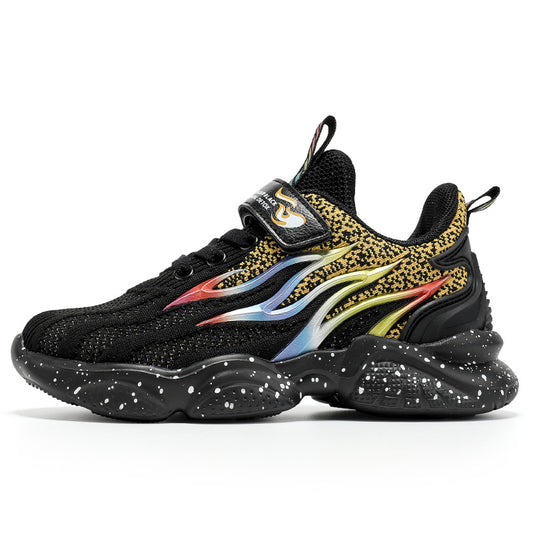 Ancient Energy boys' fashion mesh sneakers with a sporty design and breathable fabric, ideal for casual wear and active kids.