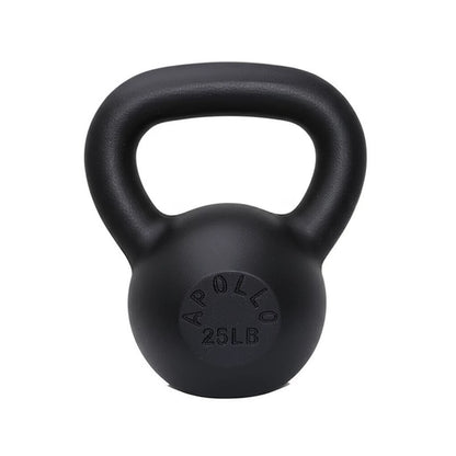 A4A 25LB Powder Coated Cast Iron Kettlebell - MANDOTOS