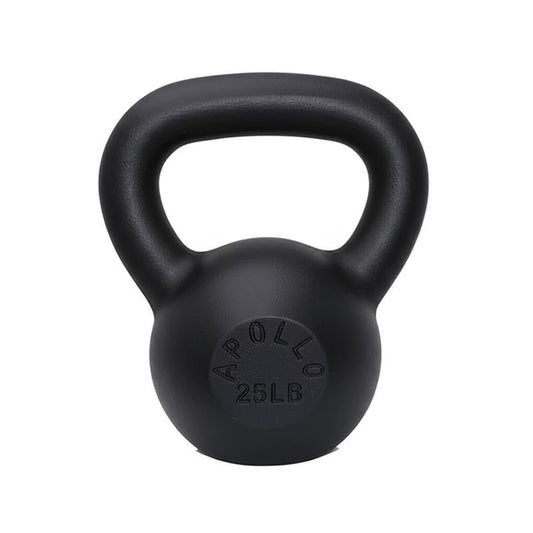 A4A 25LB Powder Coated Cast Iron Kettlebell - MANDOTOS