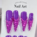 10PCS Handmade Luxurious Bling Press-On Nails - MANDOTOS