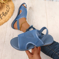 New Mesh Sandals Summer Casual Breathable Flat Shoes For Women Men Beach Shoes - MANDOTOS