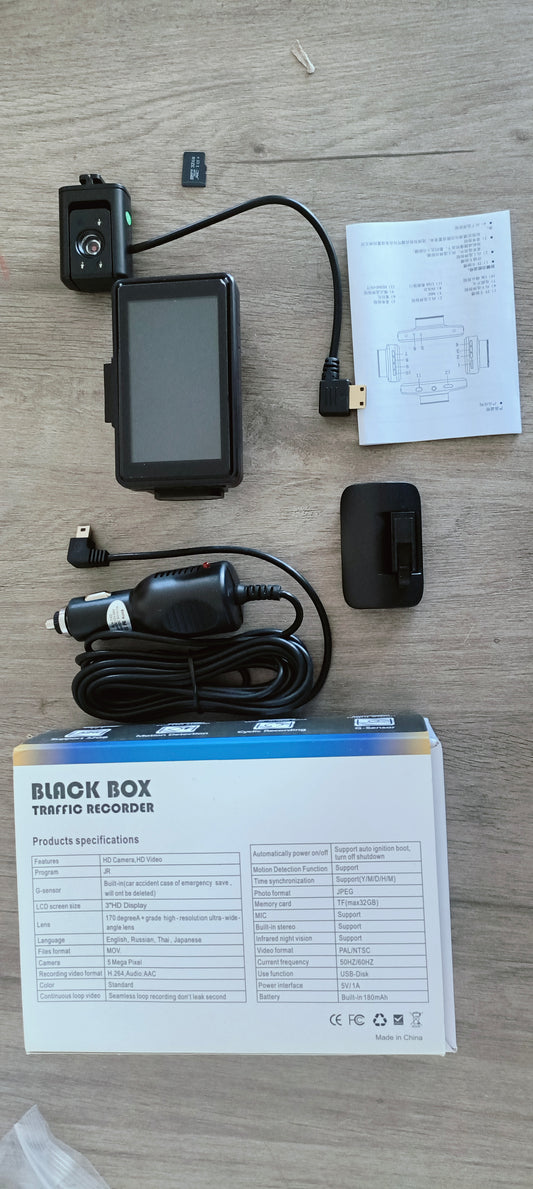 3-Inch Dual Lens Car Dash Cam - Your Ultimate Vehicle Guardian - MANDOTOS