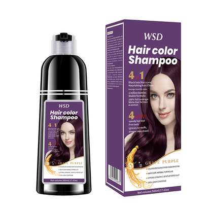 Revive & Shine 3-in-1 Black Hair Dye Shampoo - MANDOTOS