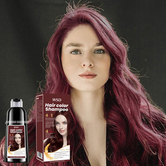 Revive & Shine 3-in-1 Black Hair Dye Shampoo - MANDOTOS