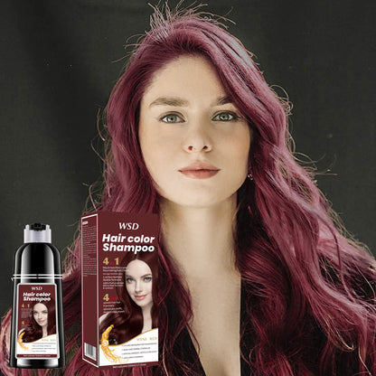 Revive & Shine 3-in-1 Black Hair Dye Shampoo - MANDOTOS