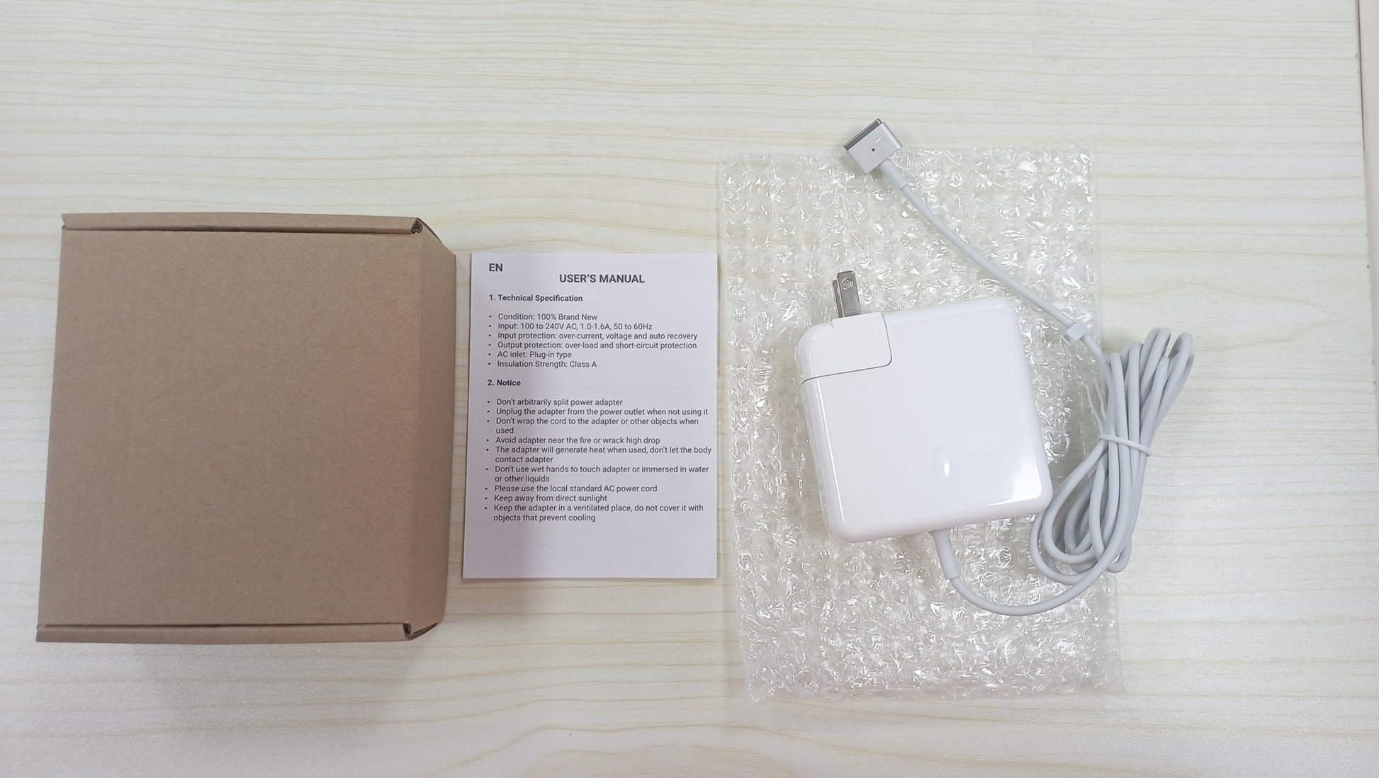 60W T-Tip Magnetic Charger for MacBook - Universal Power Adapter - MANDOTOS