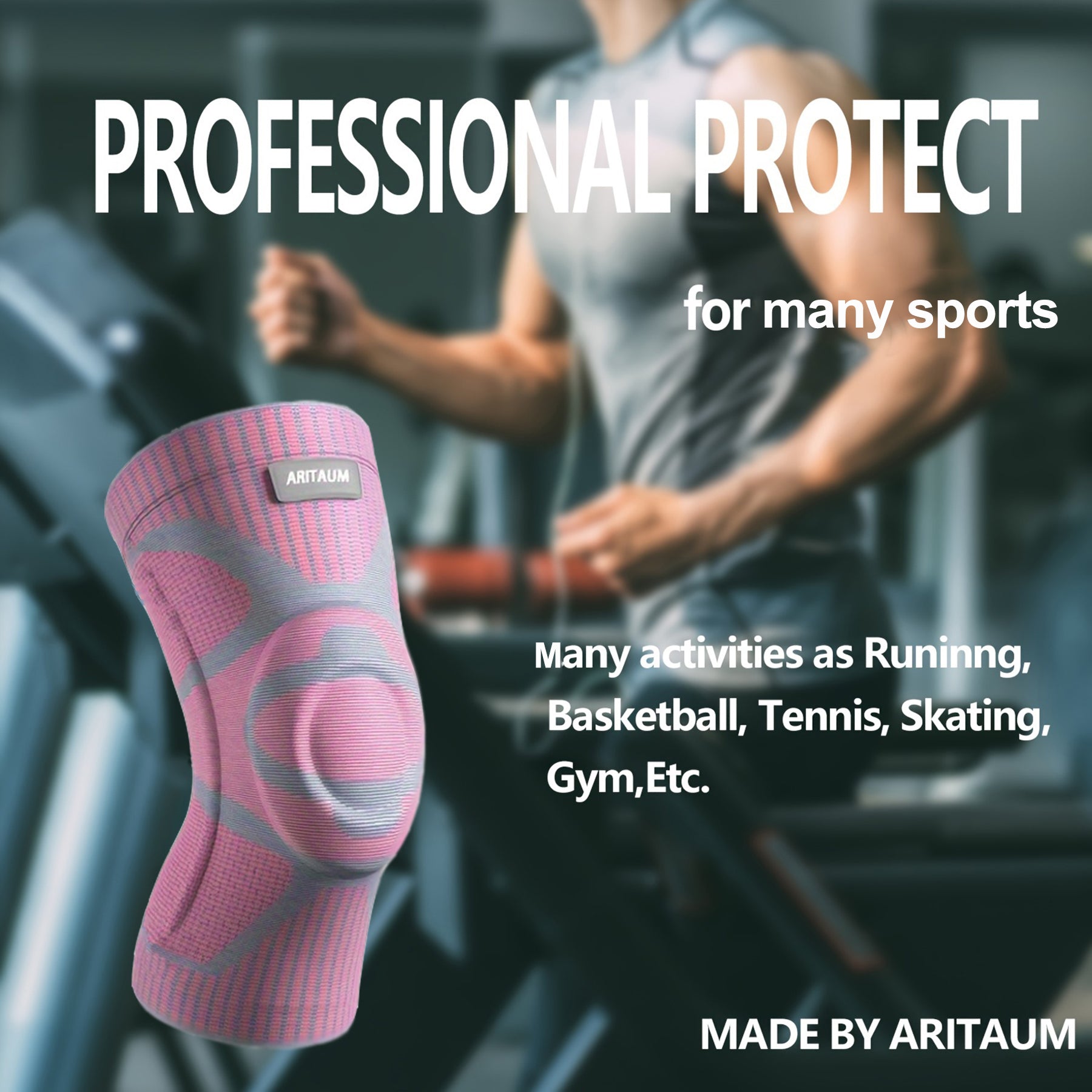 ARITAUM Compression Knee Pads - Strength & Support for Every Squat - MANDOTOS