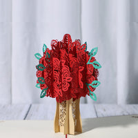 3D Engagement Cards Lovers Wedding Invitation Greeting Cards Laser Cut Valentine's Day Gift Anniversary Card Wholesale - MANDOTOS