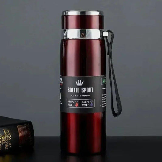 1L Thermal Water Bottle Keep Cold and Hot Thermos for Water Tea Coffee Vacuum Flasks Stainless Steel Thermos Bottle - MANDOTOS