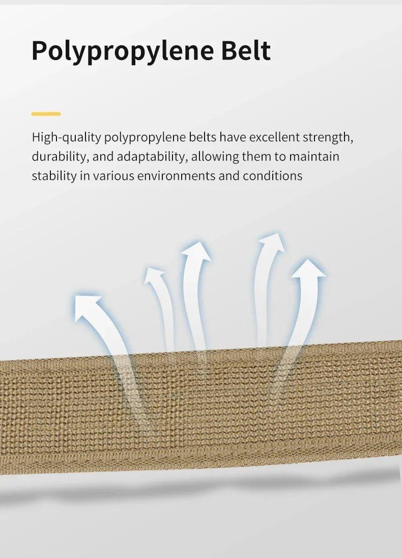 1pc Quick Release Tactical Belt for Men Fashion Style Combat Belt for Outdoor Activities and Fishing - MANDOTOS