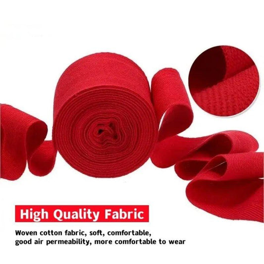 2 Rolls 2.5M Cotton Boxing Bandage Sports Strap Sanda Gauntlets MMA Hand Gloves Wraps Belt Wraps Bandage For Competition - MANDOTOS