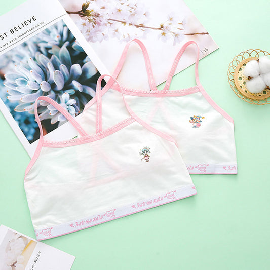 Ancient Energy girls' sports underwear vest for primary school students, designed for development and comfort during physical activities.