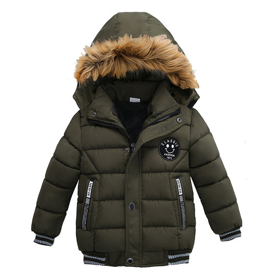 Children's cotton jacket by Ancient Energy, soft and breathable outerwear for kids, shown in a cozy, stylish design.