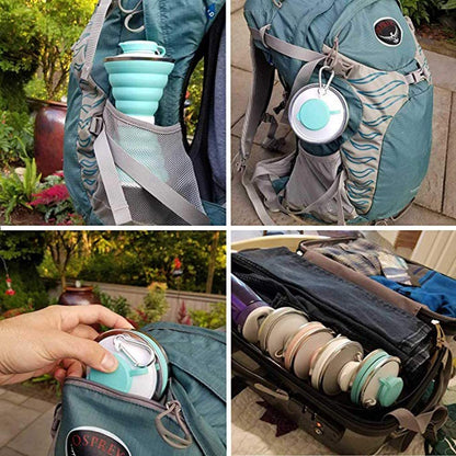 500ML Foldable Silicone Water Bottle: Ultimate Travel Companion! - MANDOTOS0