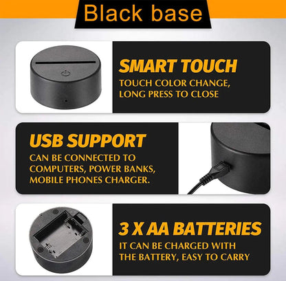 3D LED RGB Gamer Light - MANDOTOS