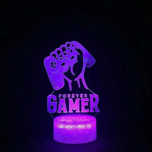 3D LED RGB Gamer Light - MANDOTOS