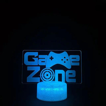 3D LED RGB Gamer Light - MANDOTOS