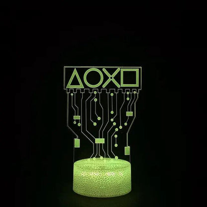 3D LED RGB Gamer Light - MANDOTOS