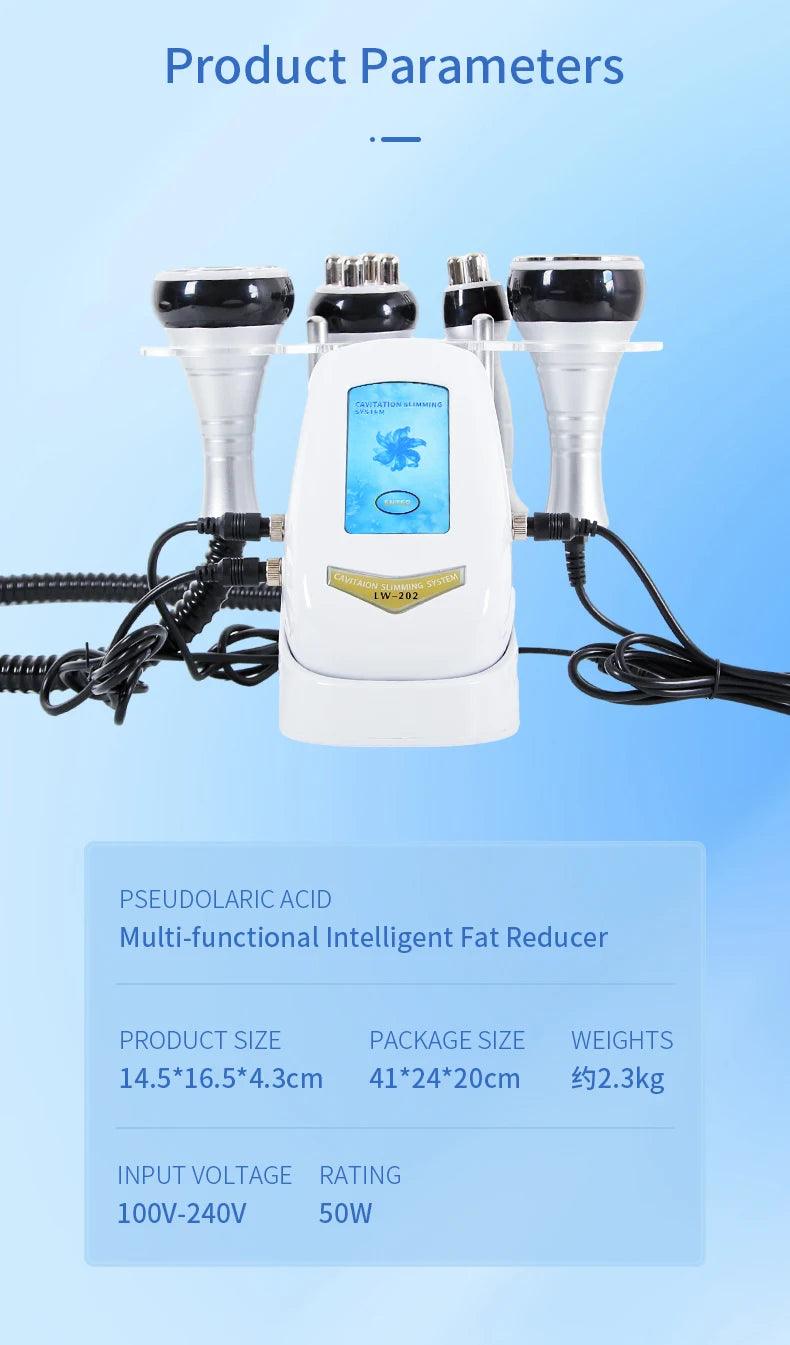 40K 4IN1 Cavitation Body Slimming Machine Beauty Device Facial Massager Skin Tighten Face Lifting Vacuum Suction - MANDOTOS