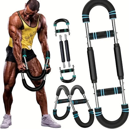 Multi-functional U-shaped Arm Strengthener Chest Trainer Adjustable Forearm Strength Exerciser Home Gym Equipment Bodybuilding - MANDOTOS