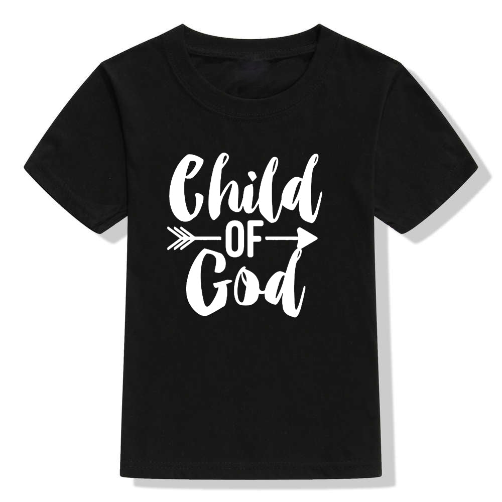 Kids' Christian holiday faith shirt by Ancient Energy featuring colorful short sleeve design with festive religious graphics.
