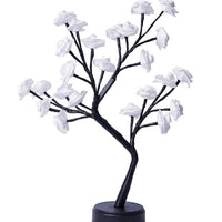 Table Lamp Flower Tree Rose Lamps Fairy Desk Night Lights USB Operated Gifts For Wedding Valentine Christmas Decoration - MANDOTOS