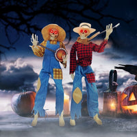 Light-Up Guitarist Skeleton: Spooky Halloween DecorationDefault