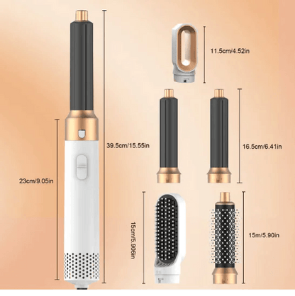 5-in-1 Hair Styler Brush - MANDOTOS