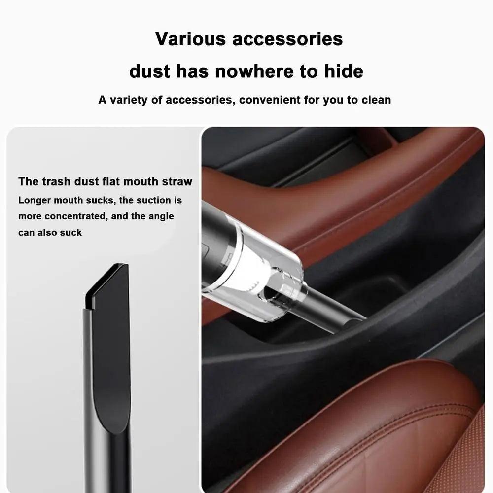 5500Pa ABS Auto Handheld Vacuum Cleaner, Car Accessories Novelties, Powerful Wireless Car Vacuum Cleaner, Car Gadgets, 1200mAh - MANDOTOS