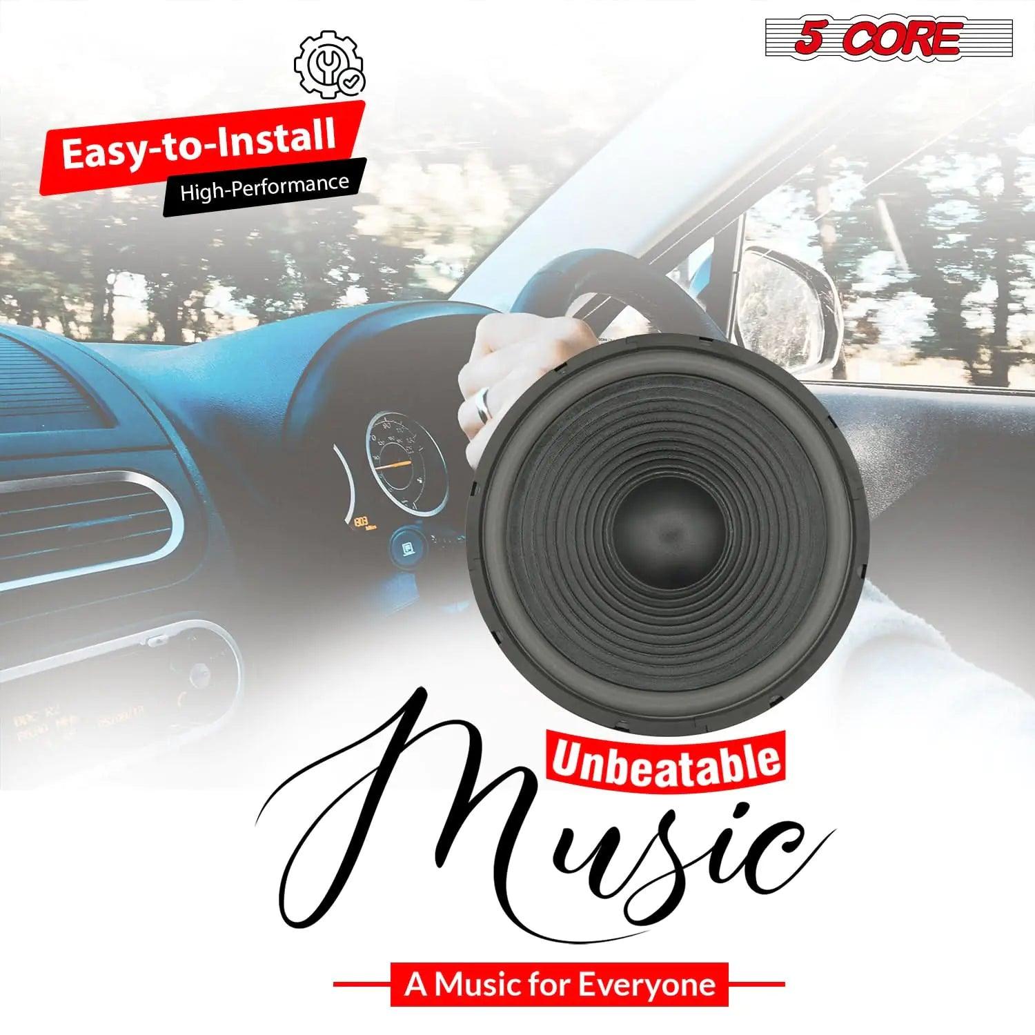 5Core Max Bass 15 Inch Subwoofer 450W 4Ohm - MANDOTOS