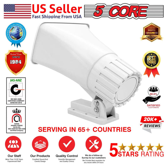 5Core Universal PA Horn Speaker 50W 6x4 - MANDOTOS