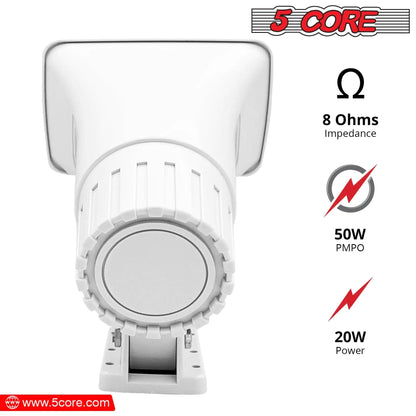 5Core Universal PA Horn Speaker 50W 6x4 - MANDOTOS