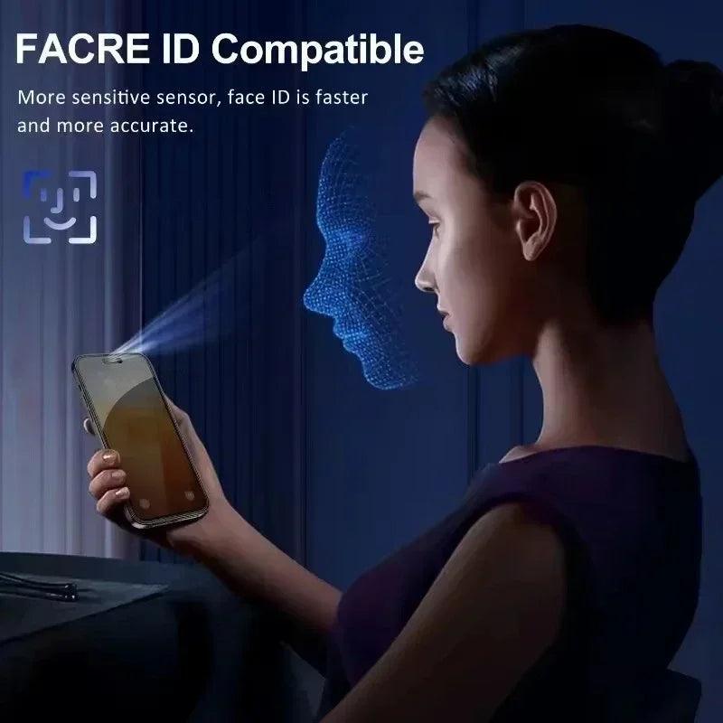 5Pcs Full Cover Privacy Screen Protector For iPhone 16 11 12 13 14 Pro Max Mini 8K Anti-spy Glass For iPhone 15 PRO XR X XS MAX - MANDOTOS