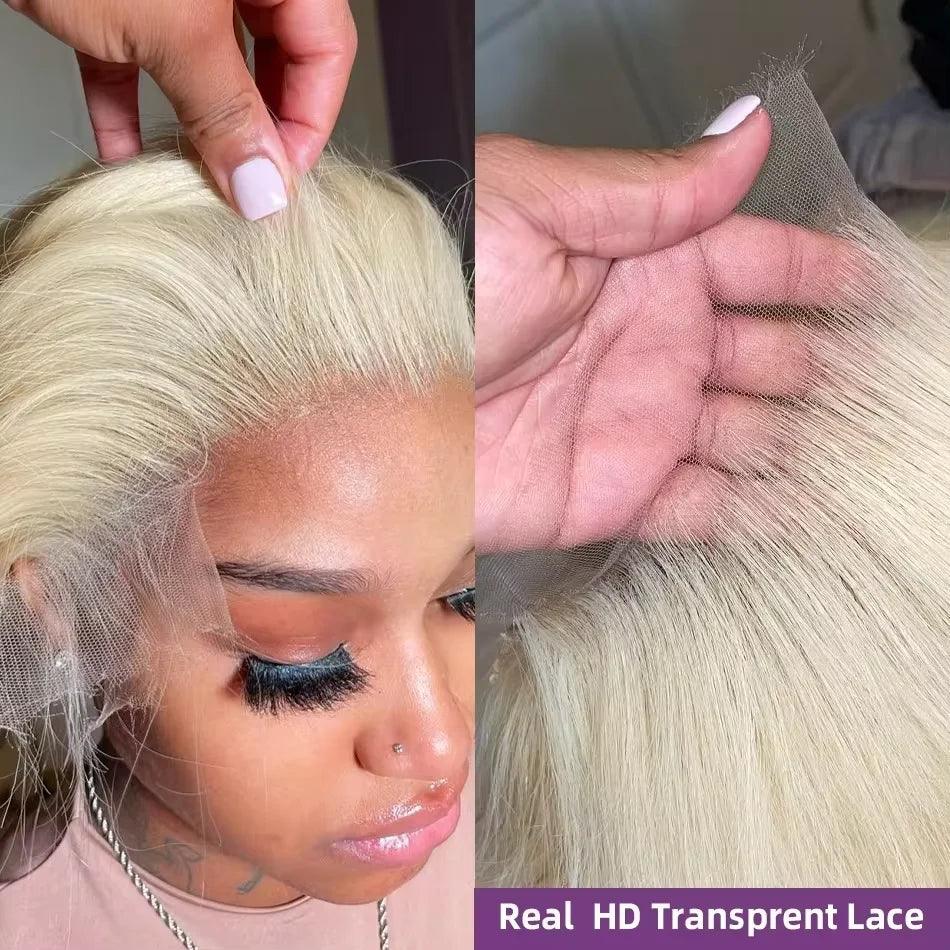 613 hd Lace Frontal Wig 13x6 Lace Frontal Wig Human Hair for Women Blonde Human Hair Wig 13x4 Body Wave Lace Front Wigs on Sale - MANDOTOS