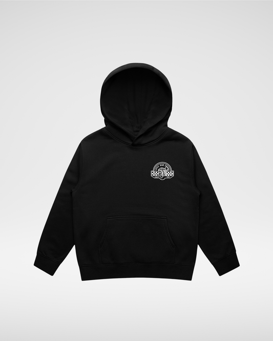 THE TIL DEATH HOODIE - RECYCLED BLACK