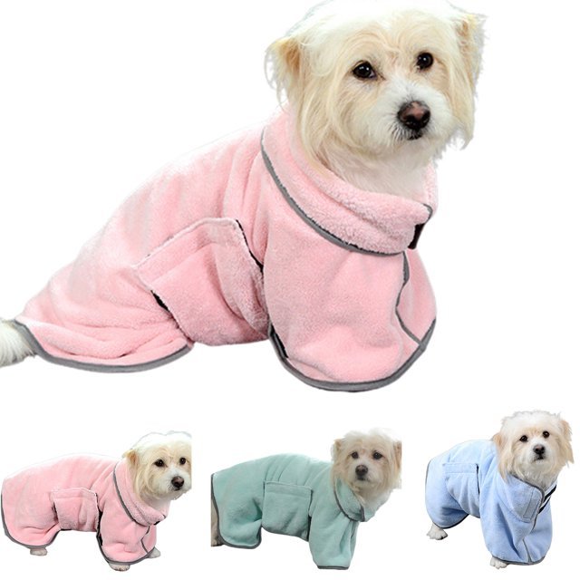 Quick-drying Pet Absorbent Towel Dog Bathrobe Pet Dog Bath Towel For Dogs Cats Microfiber Absorbent Pet Drying Towel Pet Supplies Pet Products - MANDOTOS
