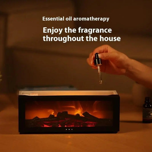 "New Flame Aromatherapy Humidifier Oil Diffuser Machine 3D Flame. - MANDOTOS"