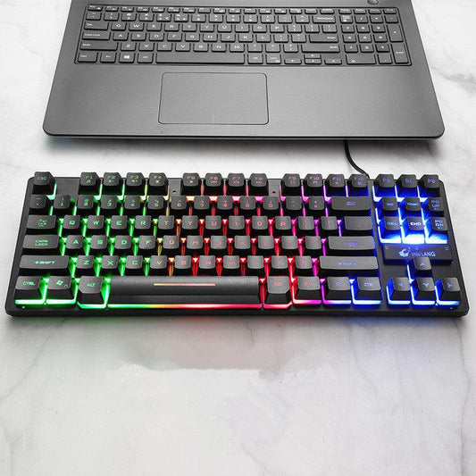 "Electronic Games Mechanical Keyboard Notebook Keyboard - MANDOTOS"