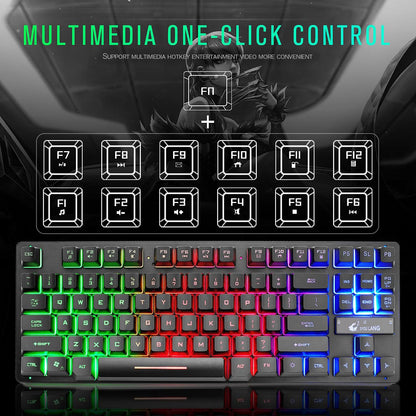 "Electronic Games Mechanical Keyboard Notebook Keyboard - MANDOTOS"