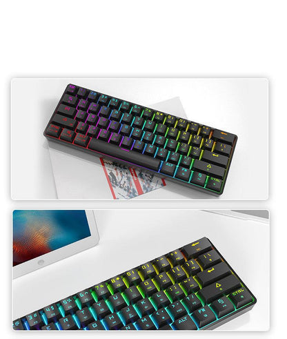 "Wireless Bluetooth Mechanical Keyboard Charging Dual-mode Keyboard - MANDOTOS"